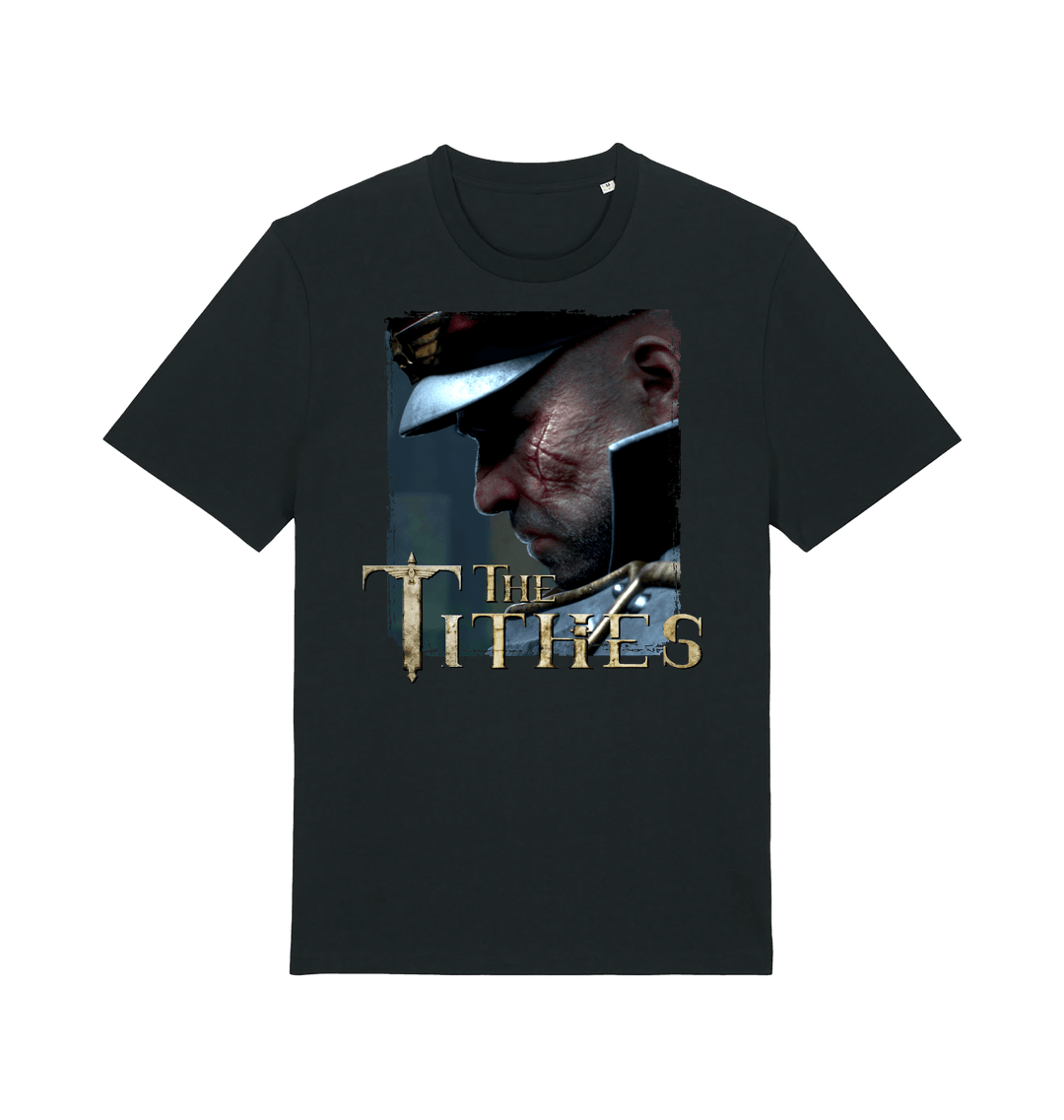 Black Printed T-shirt Front